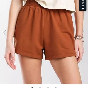 Fitz + Eddie ginger bread knit lounge short
